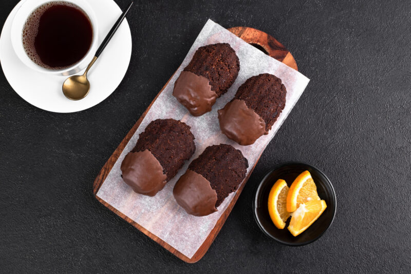 Orange and Chocolate Madeleines