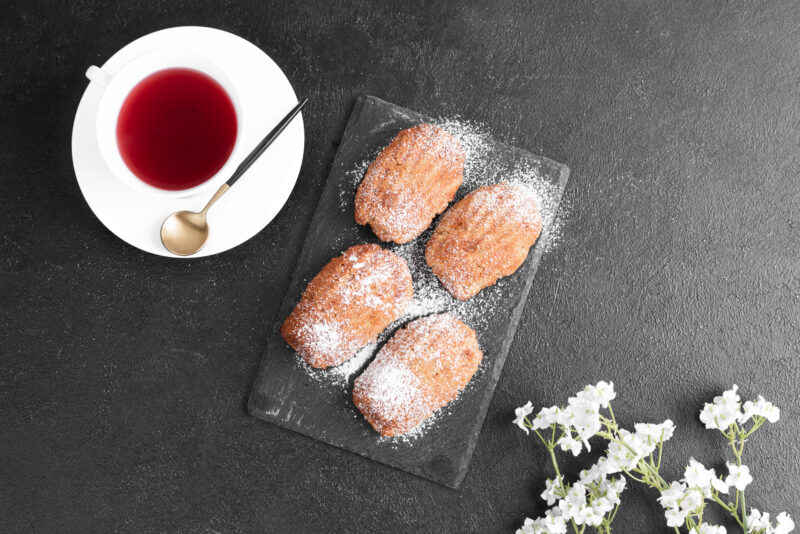 Sugar Dusted Vanilla Madeleines